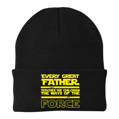  Father Teaches The Ways Of The Force Beanie
