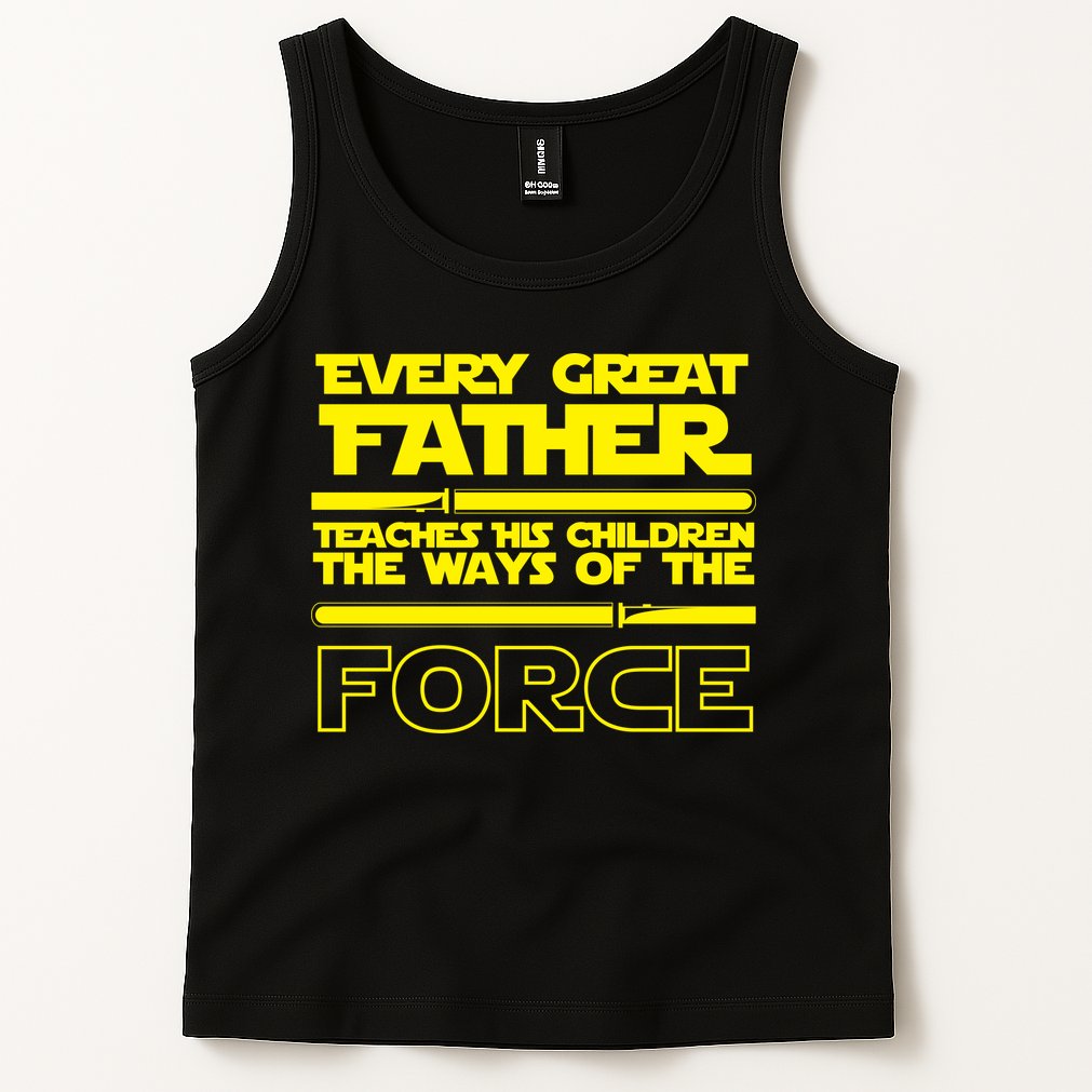  Father Teaches The Ways Of The Force Tank Top