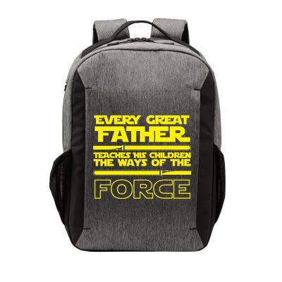  Father Teaches The Ways Of The Force Vector Backpack