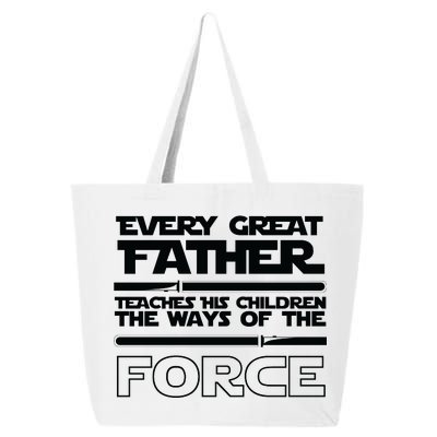  Father Teaches The Ways Of The Force 25L Jumbo Tote