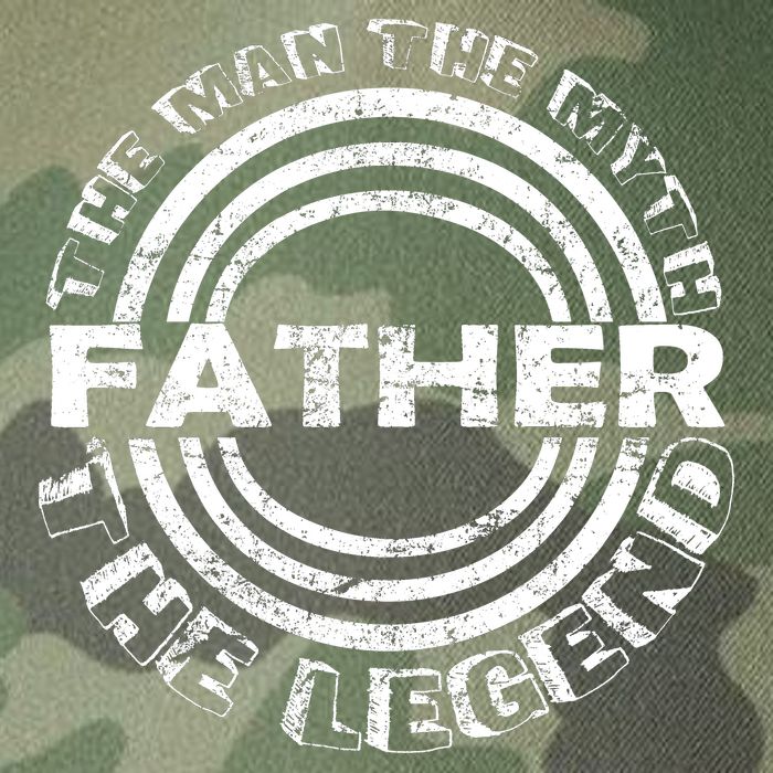 Father The Man The Myth The Legend Legacy Tie Dye Trucker Hat