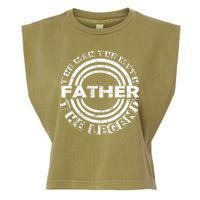 Father The Man The Myth The Legend Garment-Dyed Women's Muscle Tee