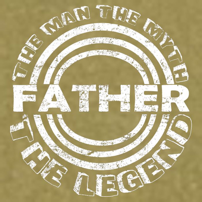 Father The Man The Myth The Legend Garment-Dyed Women's Muscle Tee
