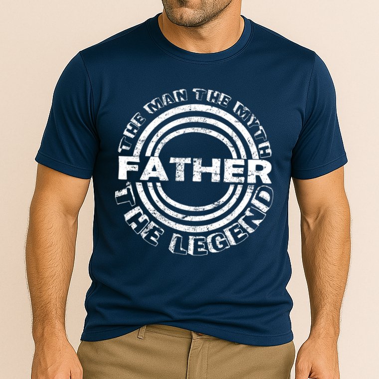 Father The Man The Myth The Legend Performance Shirt