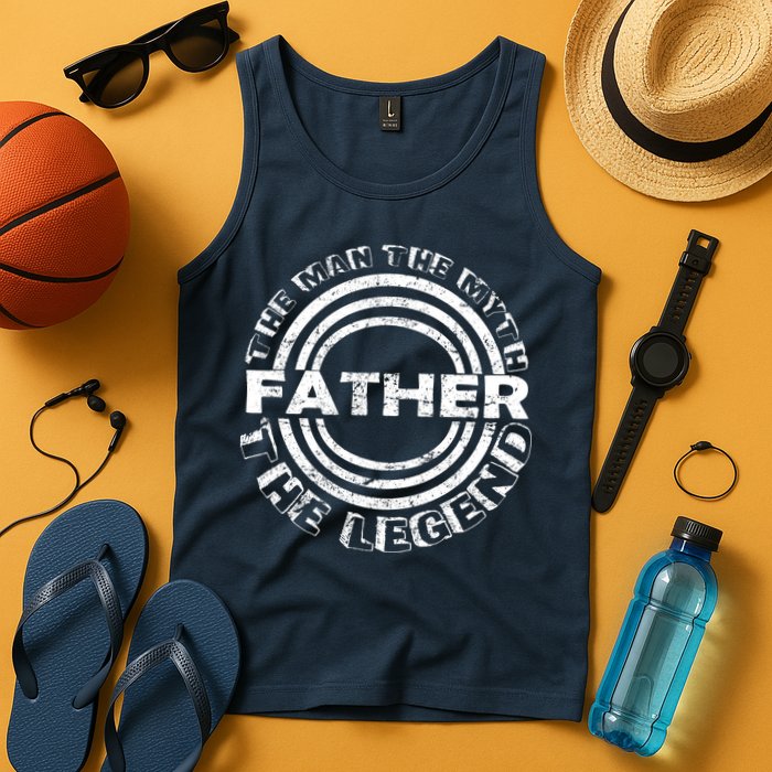 Father The Man The Myth The Legend Tank Top