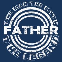 Father The Man The Myth The Legend Golf Towel
