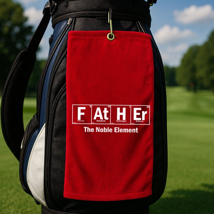 Father The Noble Element Golf Towel