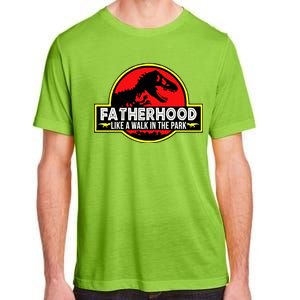 Fatherhood Like A Walk In The Park Adult ChromaSoft Performance T-Shirt