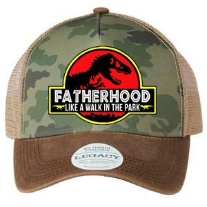 Fatherhood Like A Walk In The Park Legacy Tie Dye Trucker Hat