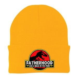 Fatherhood Like A Walk In The Park Knit Cap Winter Beanie