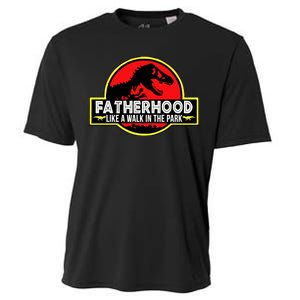 Fatherhood Like A Walk In The Park Cooling Performance Crew T-Shirt