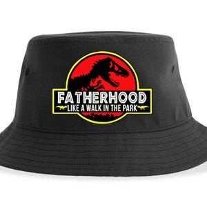 Fatherhood Like A Walk In The Park Sustainable Bucket Hat