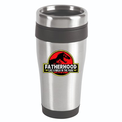 Fatherhood Like A Walk In The Park 16oz Travel Tumbler