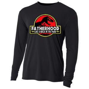 Fatherhood Like A Walk In The Park Cooling Performance Long Sleeve Crew