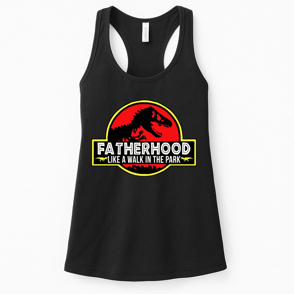 Fatherhood Like A Walk In The Park Womens Tank Top