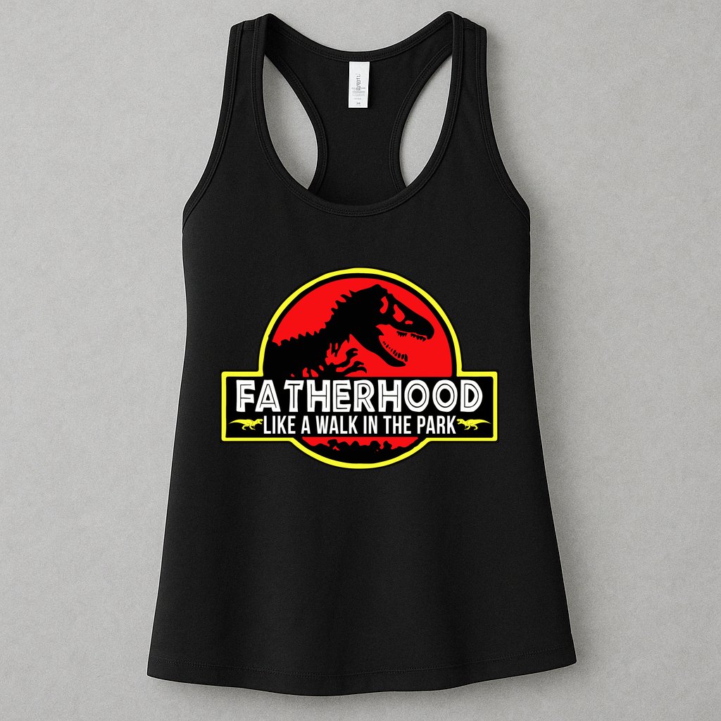 Fatherhood Like A Walk In The Park Womens Tank Top