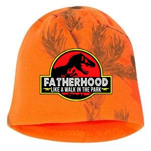 Fatherhood Like A Walk In The Park Kati - Camo Knit Beanie