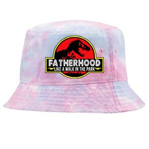 Fatherhood Like A Walk In The Park Tie-Dyed Bucket Hat