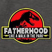 Fatherhood Like A Walk In The Park Vector Backpack