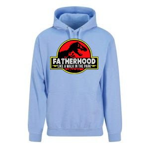 Fatherhood Like A Walk In The Park Unisex Surf Hoodie