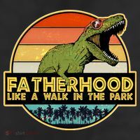 Fatherhood Like a Walk In The Park Fathers Day Cool Comfort Performance Bucket Hat