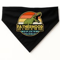 Fatherhood Like a Walk In The Park Fathers Day USA-Made Doggie Bandana