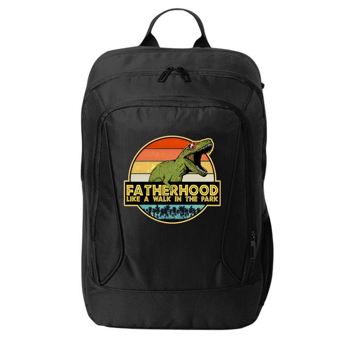 Fatherhood Like a Walk In The Park Fathers Day City Backpack