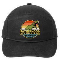 Fatherhood Like a Walk In The Park Fathers Day 7-Panel Snapback Hat