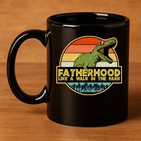 Fatherhood Like a Walk In The Park Fathers Day 11oz C Handle Ceramic Mug