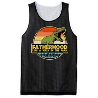 Fatherhood Like a Walk In The Park Fathers Day Mesh Reversible Basketball Jersey Tank