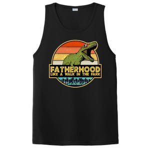 Fatherhood Like a Walk In The Park Fathers Day PosiCharge Competitor Tank