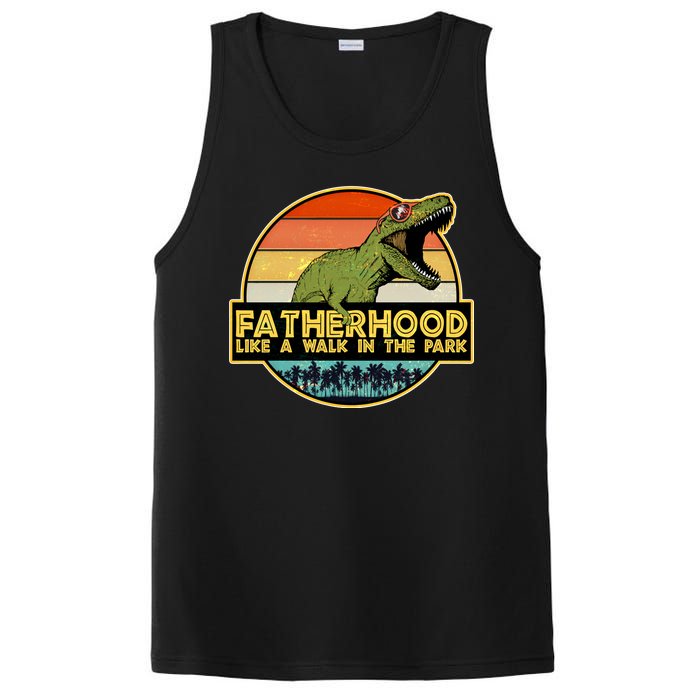 Fatherhood Like a Walk In The Park Fathers Day PosiCharge Competitor Tank