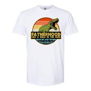 Fatherhood Like a Walk In The Park Fathers Day Softstyle CVC T-Shirt