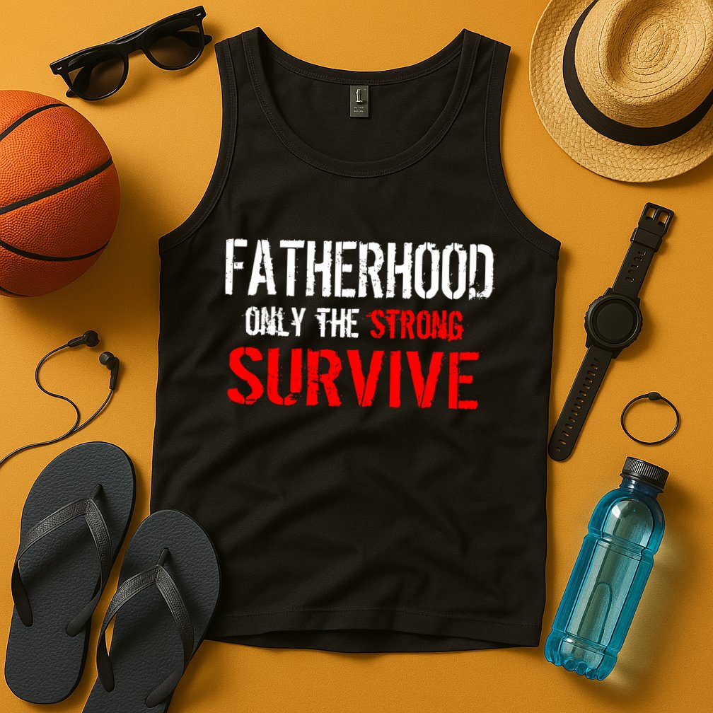 Fatherhood, Only The Strong Survive Tank Top