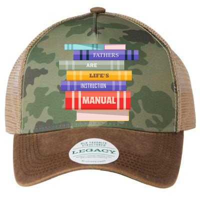 Fathers Are Life's Manual Legacy Tie Dye Trucker Hat