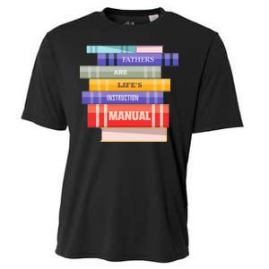 Fathers Are Life's Manual Cooling Performance Crew T-Shirt