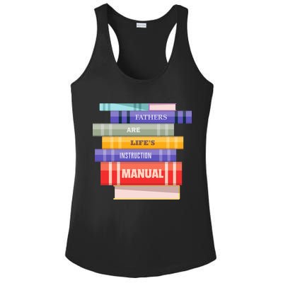 Fathers Are Life's Manual Ladies PosiCharge Competitor Racerback Tank