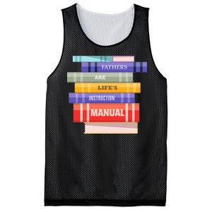 Fathers Are Life's Manual Mesh Reversible Basketball Jersey Tank