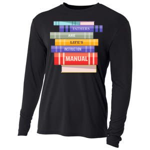 Fathers Are Life's Manual Cooling Performance Long Sleeve Crew