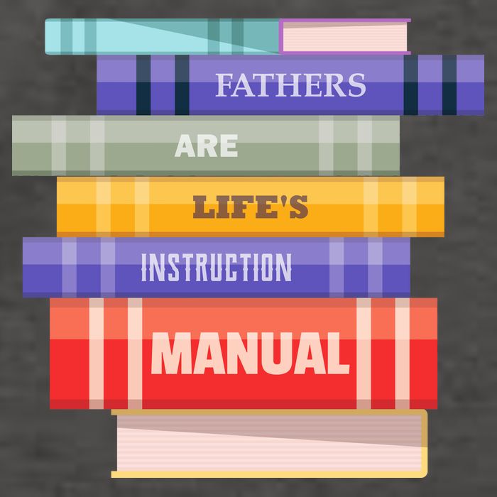 Fathers Are Life's Manual Vector Backpack