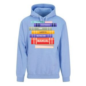 Fathers Are Life's Manual Unisex Surf Hoodie