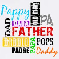 Father's Day Dad Daddy Papa Pops Names Garment-Dyed Sweatshirt