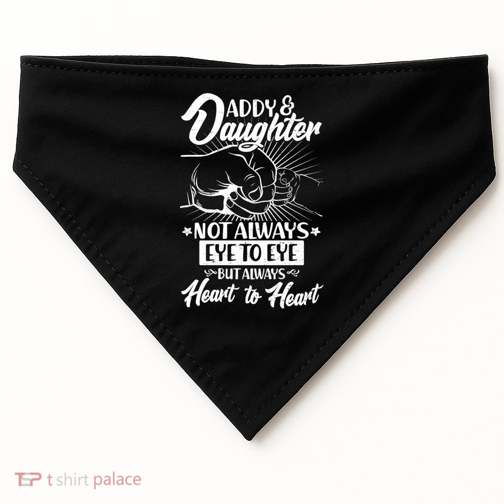 Father's Day Daddy & Daughter Fist Bump USA-Made Doggie Bandana