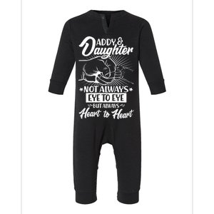 Father's Day Daddy & Daughter Fist Bump Infant Fleece One Piece