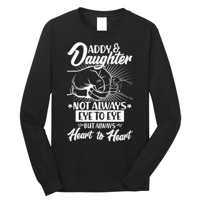 Father's Day Daddy & Daughter Fist Bump Long Sleeve Shirt
