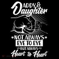 Father's Day Daddy & Daughter Fist Bump T-Shirt