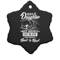 Father's Day Daddy & Daughter Fist Bump Ceramic Star Ornament