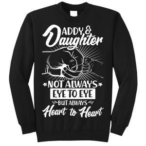 Father's Day Daddy & Daughter Fist Bump Tall Sweatshirt