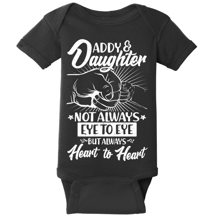 Father's Day Daddy & Daughter Fist Bump Baby Bodysuit