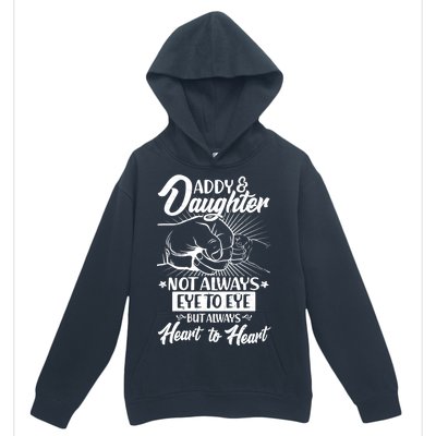 Father's Day Daddy & Daughter Fist Bump Urban Pullover Hoodie